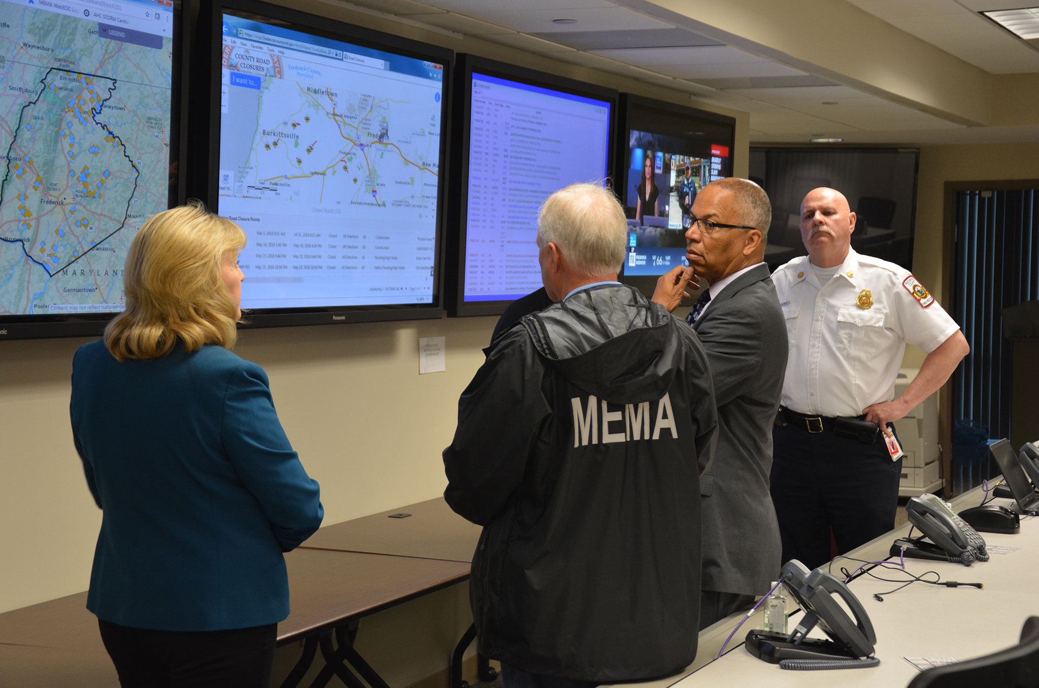 Lt. Governor in the EOC