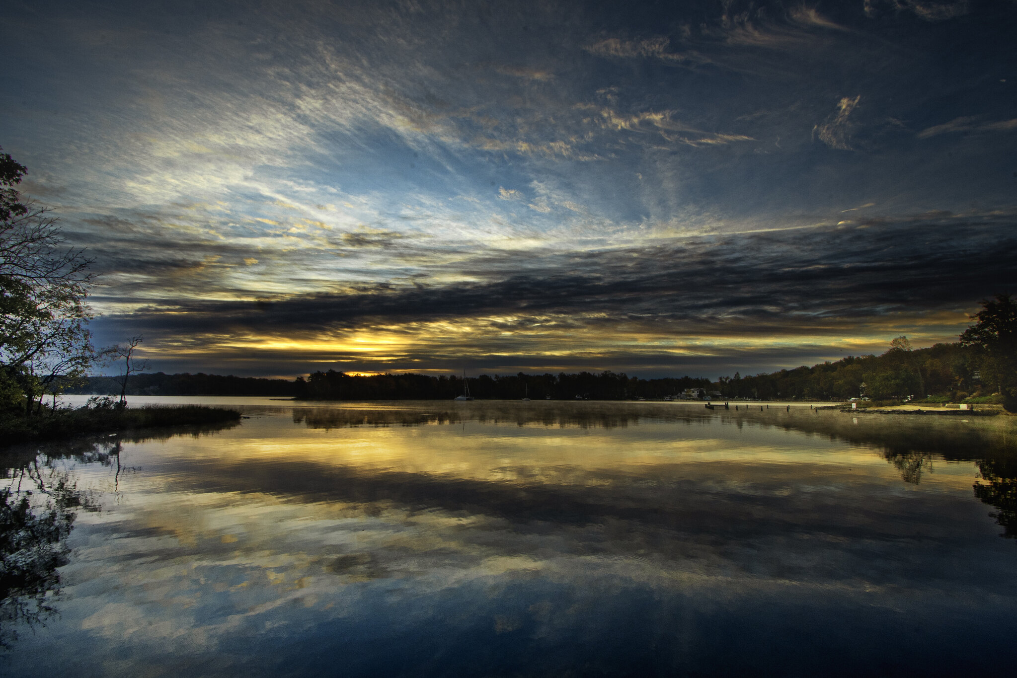 Sunrise on the water